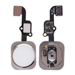 For 6S Plus Home Button Flex Cable Assembly Silver-White - Qwikfone.com