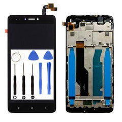 For Xiaomi Redmi Note 4X LCD Digitizer Display Touch Screen Frame Black - Qwikfone.com